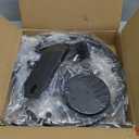 UOFUS Metal Semi Flush Mount Ceiling Light Fixture 4 Candle Holder Matte Chandelier Farmhouse Ceiling Lamp for Dining Room Bedroom Kitchen Hallway EntrywayBlack