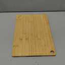 Hiware Bamboo Cutting Board for Kitchen, Heavy Duty Wood Cutting Board with Juice Groove, 100% Organic Bamboo, Pre Oiled, 15" x 10" (Natural)