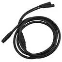 Motor Extension Cable, Electric Bike 1 to 2 Split Motor Cable with Waterproof Connector 155cm for Electric Bicycle Motor, Copper + Plastic, Approx. 155cm/61.0in
