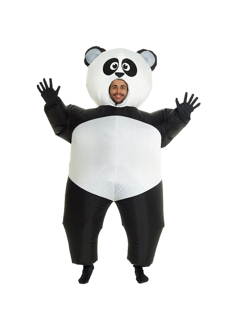 Morph Inflatable Panda Costume for Adults, Blow Up Panda Outfit, Halloween Costume for Adults
