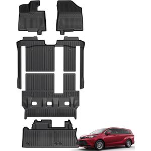 Floor Mats for 2021-2026 Toyota Sienna 8-Seat Accessories