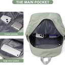 coofay Gym Backpack For Women Waterproof Backpack With Shoe Compartment Lightweight Travel Backpack Sports Backpacks Large Gym Bag, Light Brown
