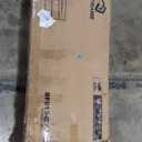 Rolanstar Bed Frame Twin Size with Charging Station and LED Lights, Upholstered Storage Headboard with Drawers, Heavy Duty Metal Slats, No Box Spring Needed, Noise Free, Easy Assembly, Dark Grey