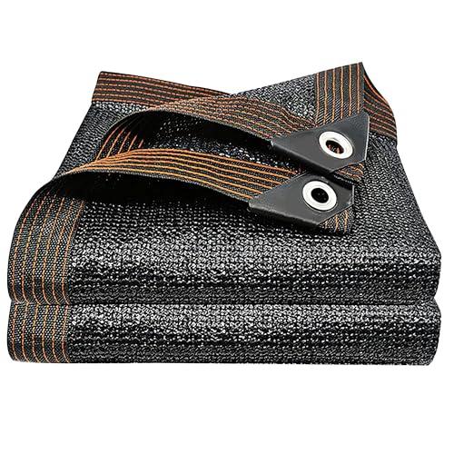 Black Shade Cloth, 3.3 x 6.6 FT Durable Mesh Tarp with Grommets, Garden Sunblock Shade Cloth Shading Antifreezing for Plants Cover, Greenhouse, Barns Kennel, Patio, Tomatoes