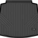 All Weather Cargo Liner for 2019-2024 ES ES350/ES300h & 2025 ES300h Custom Fit Automotive Car Trunk Mat Accessories - Black