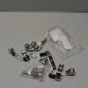 INCREWAY Toilet Seat Hinges, Universal Toilet Seat Sturdy Hinge Replacement Parts Hinge Mountings with Bolts and Nuts Sturdy Toilet Seat Fittings