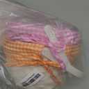 Yulejo 6 Pieces Easter Woven Bamboo Basket Round Small Woven Basket with Handle Buckets for Easter Egg Hunt Picnic Party Supplies Birthday Decoration(Plaid)