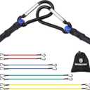 WORKPRO Bungee Cords Heavy Duty Outdoor - 22 PCS Bungee Cords with Hooks in a Storage Bag Includes 10", 18", 24", 30", 36", 48" Bungie Cord Bundle Assortment with Metal Hook, Bungee Straps