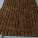 Bedsure Self Warming Dog Bed for Large Dogs, Self Heating Dog Crate Pad, Thermal Extra Warm Puppy Mat Indoor, Non-Slip & Washable, Not Electric, 35" x 23", Brown