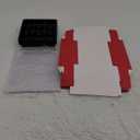 Restaurantware Sweet Vision 7.3 x 7.3 x 1.6 Inch Square Candy Boxes 10 Disposable Bakery Gift Boxes - 9 Compartments With Slidable Clear Lids Red Paper Boxes For Chocolate And Treats