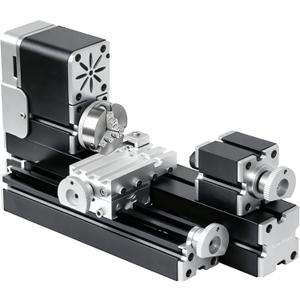 All-Metal Mini Lathe Machine, 36W 20,000RPM Precision Lathe with 0.02mm Molded Scale for Wood & Soft Metals (Copper, Aluminum) in DIY, Model Making, Crafts & Education