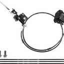 PRO BAT 110cc ATV Quad Hydraulic Brake Kit Brake Master Cylinder Caliper for 50cc 70cc 90cc 110cc 125cc Chinese Quad Buggy ATV Kids Four Wheeler Taotao Coolster (Black& Silver)