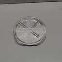 4pcs 304 Stainless Steel Kids Plates，9"NonToxic Circular Portion Control Plate，Suitable For Children To Use,Portion Plates For Weight Loss Adults，Reusable, NonToxic, Anti Drop, And Dishwasher Safe