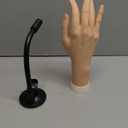 Left Practice Hand for Acrylic Nails With Holder, Mannequin Hand for Nails Practice, Flexible Bendable Fake Hand Manicure Nail Practice Hand