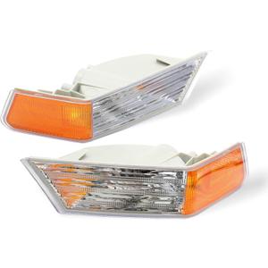 Nakkaa Front Turn Signal Light Lamp Cover Compatible with Patriot 2007-2017 Side Marker Parking Corner Light Housing W/O Bulb Driver Passenger 68004181AC 68004180AC