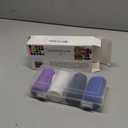 35MM/1.37-inch Box of 120 Counting Coins for Poker Chips and Game Coins (Black+White+Blue+Purple, 35MM/1.37-inch)