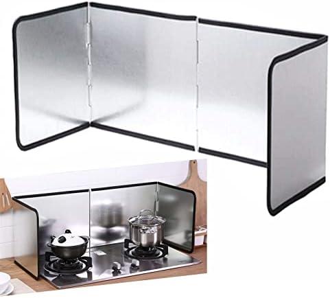 Stove Splatter Guard Grease Splatter Guard Splatter Shield Nonstick Stove Splash Guard Splatter Screen For Frying Oil Splatter Guard Backsplash Guard