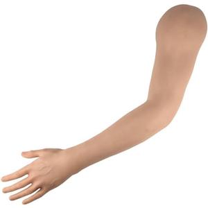 Silicone Tattoo arm, Highly Realistic arm, Tattoo Art Display arm, Tattoo Practice arm, Tattoo Fake Skin Built-in Steel Frame, Joints can be Moved