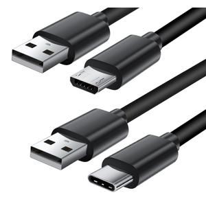 Fast Charger for Amazon Fire Tablet,2Pack 10Ft Long Micro USB Cable USB C Charging Wire for Kindle Paperwhite, Charger Cord for All Generation Fire HD 10 8 7 Plus, Kids Pro, Edition Voyage Touch E-Reader
