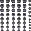 50pcs Black Carbon Brush Cover Plastic with Slotted Connector Multi Diameter 10mm-20mm Replacement Parts for Hammer Grinder Electric Power Tool