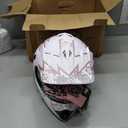 TCMT Youth Dirt Bike Helmet DOT Certified - Kids Full Face Motocross ATV Helmet with Goggles, Gloves and Helmet Bag for Off-Road, BMX, MX, Street Riding (White, S)