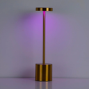 Merkury Innovations. Metal Led Touch Lamp. Touch Control. Rechargeable. 8RGB Color Modes