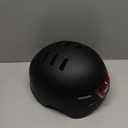 Bike Helmets for Adults - Front and Rear LED Lights Adjustable Bicycle Helmet for Adults Men Women Scooter Helmet for Commuting, Road Biking, Skating, Scooter (X-Large 61-64CM, Black)