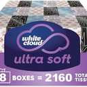 White Cloud Ultra Soft 3-Ply Facial Tissue, 18 Box Multipack, 120 Tissues Per Box