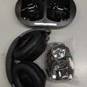 Wireless Headphones for TV, TV Headphones Wireless for Seniors, Versatile Charging Dock with Transmitter, Instant Audio Sync, 65-Hour Battery Life, Ideal Gift for Parents & Seniors (Black)