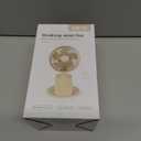 Rechargeable Clip On Small Fan with LED Light, 3 Modes, Outdoor Portable Small Fan That Can Be Clipped, Placed On the Desktop, and Held In Hand.