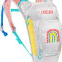 CamelBak Mini M.U.L.E. Kids Hydration Backpack 50oz (Grey/Rainbow)