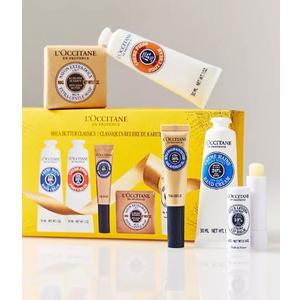 L’Occitane Nourishing Mani‑Pedi Gift Set, Shea Butter Skincare Trio, Self Care Daily Repair Essentials, Hand & Foot Cream and Cuticle Oil