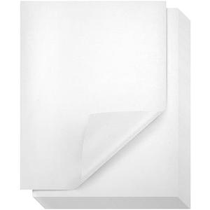 Metallic Shimmer Paper Sheets - White, 8.5 x 11 In, 110 GSM, 96 Sheets, Double-Sided - Invitations & Crafts, Printer-Friendly, Scrapbooking & DIY Projects