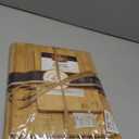 Bamboo Cutting Boards for Kitchen [Set of 3] Wood Cutting Board for Chopping Meat, Vegetables, Fruits, Cheese, Knife Friendly Serving Tray with Handles, 3 Piece Large, Medium, Small Size for Food Prep