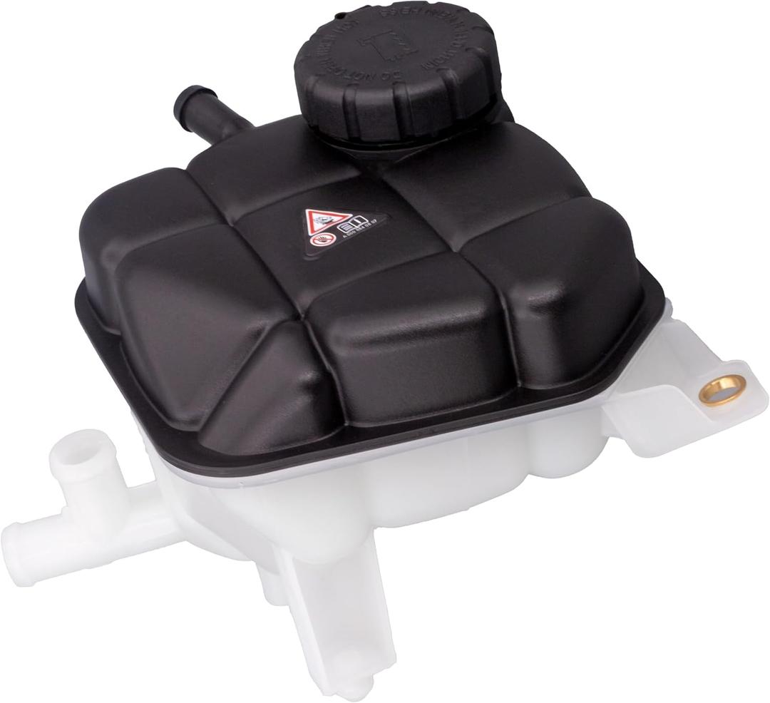Coolant Overflow Reservoir Tank Compatible with Mercedes-Benz 12-18 [X164 W166] GL350, GL450, GL550, GLE350, GLE400, GLE550, GLS450, ML350, ML550, Engine Expansion Bottle with Cap Replace# 1665000049