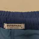 PINSPARK Athletic Shorts for Women High Waisted Workout Short 2 in 1 Running Shorts Gym Shorts with Zipper Pockets,Medium