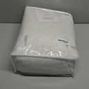 Natural Pinch Pleated 100% Blackout Curtains Linen Blend Room Darkening Window Curtains 102 inch 1 Panel for Living Room Bedroom Thermal Insulated Curtain Drapes with 12 Hooks 70''Wx102''L, Thick