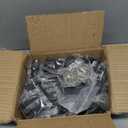 Adjustable Angle Connectors with Shoes for 1/2'' Square Balusters,Baluster Swivel Connectors with Screws (50 Connectors & 25 Flat Shoes & 25 Slant Shoes)