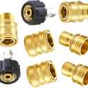 M MINGLE Ultimate Pressure Washer Adapter Set, Quick Disconnect Kit, M22 Swivel to 3/8 Inch Quick Connect, 3/4 Inch to Quick Release, 8-Pack