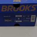 Brooks Womens Glycerin 22 Neutral Running Shoe (9, Black/Blue Heron/Orange)