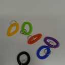 Pack of 36 Colorful Spring Spiral Wrist Coil Key Chain, Wristband Key Ring (Assorted Color)
