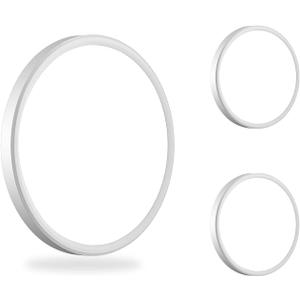 WKONCLDY Two Pack 3200lm LED Flush Mount Ceiling Light, Super Slim 12 inch LED Ceiling Light, 5000K LED Ceiling Light for Bedroom, Living Room, Dining Room, Office, Garage, Warehouse