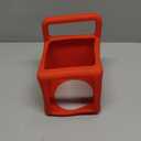 Silicone Case for Toniebox Audio Player, Shockproof Anti-Slip Protective Cover for Toniebox Audio Player, Durable Soft Silicone Sleeve with Easy to Carry Handle (Red)