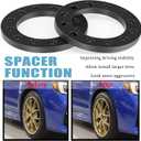 6x5.5 6x139.7 6x135 Universal Wheel Spacers 1/2" (12mm), 4PCS Forged Wheel Adapters for Chevy Silverado Suburban Tahoe/ GMC Sierra Savana Yukon/ Ford F150 Expedition/ Toyota Tacoma 4Runner FJ Cruiser