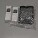 Geevon Indoor Outdoor Thermometer Wireless with 2 Remote Sensors, Digital Hygrometer Thermometer, Wireless Temperature Humidity Monitor Gauge with 200FT/60M Range (Black)