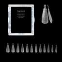 Nail Extension Forms Dual Forms for Poly Gel Nail Extension 120pcs Twelve-Sizes with Scale Reusable Flexible Abundant Nail Forms for Builder Gel for Nail Art Design Salon&DIy (06-2, 1)