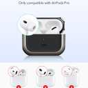 ESR for AirPods Pro 2nd Generation Case (HaloLock), Compatible with Airpods Pro Case 2nd/1st Gen (2023/2022/2019), Compatible with MagSafe, Full Drop Protection Cover with Lanyard, Titanium