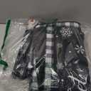 Sets of 3 Winter Snowman Kitchen Rugs and Mats Non Slip Washable Black White Snowman Door Mats for Floor Home Bathroom Cabin Winter Decor, 3 Sizes