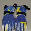 Ski Gloves,Snow Gloves,Waterproof Cold Weather Winter Gloves for Parent Boys Girls- Cycling, Driving, Running (L(Women size L-XL and Men size S-M), Blue)