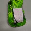 Heat Resistant Long Straight Cosplay Wig for Women Halloween Wig for Parties Natural Looking Synthetic Hair for Costume Dressing, Bright Green